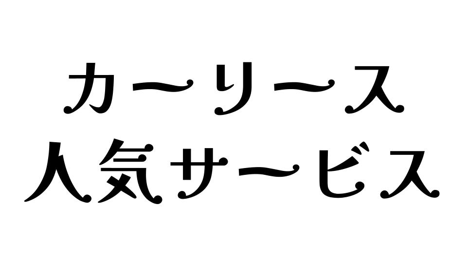カーリース　人気サービス